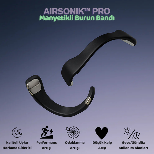 AirSonik™ Pro Maynetik Burun Bandı