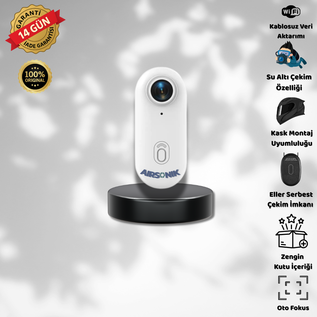 AirSonikCam™ POV Kamerası