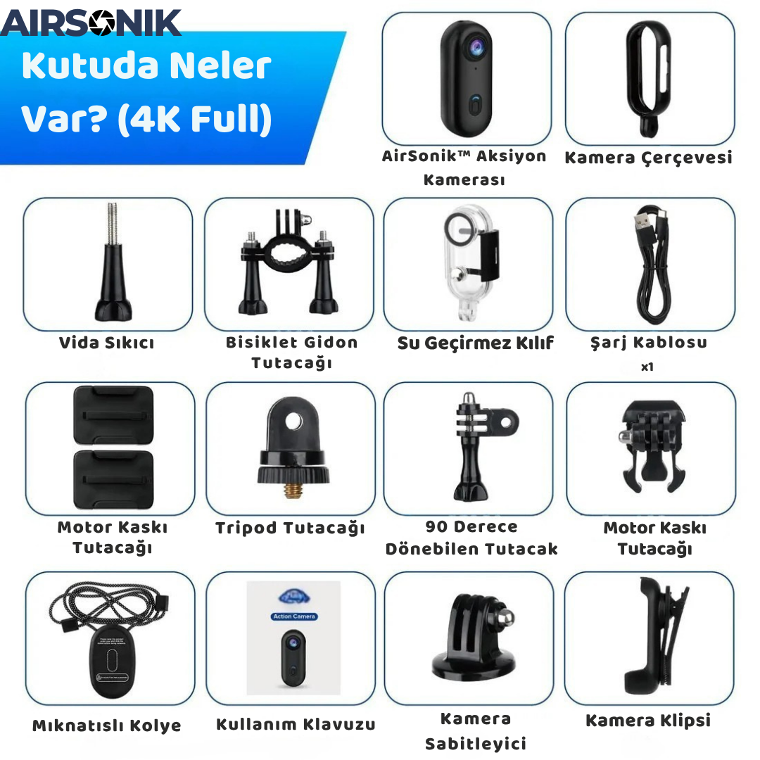 AirSonikCam™ POV Kamerası