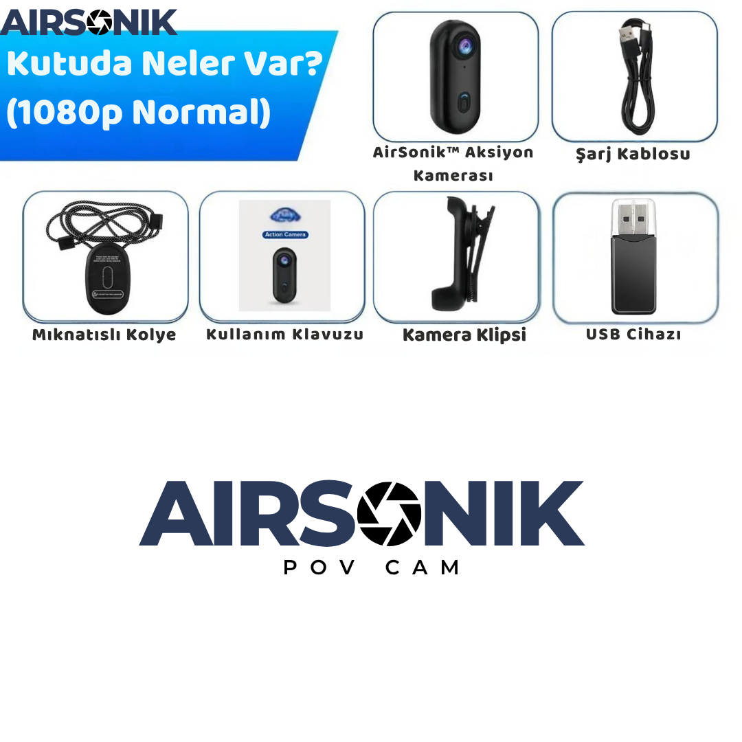 AirSonikCam™ POV Kamerası