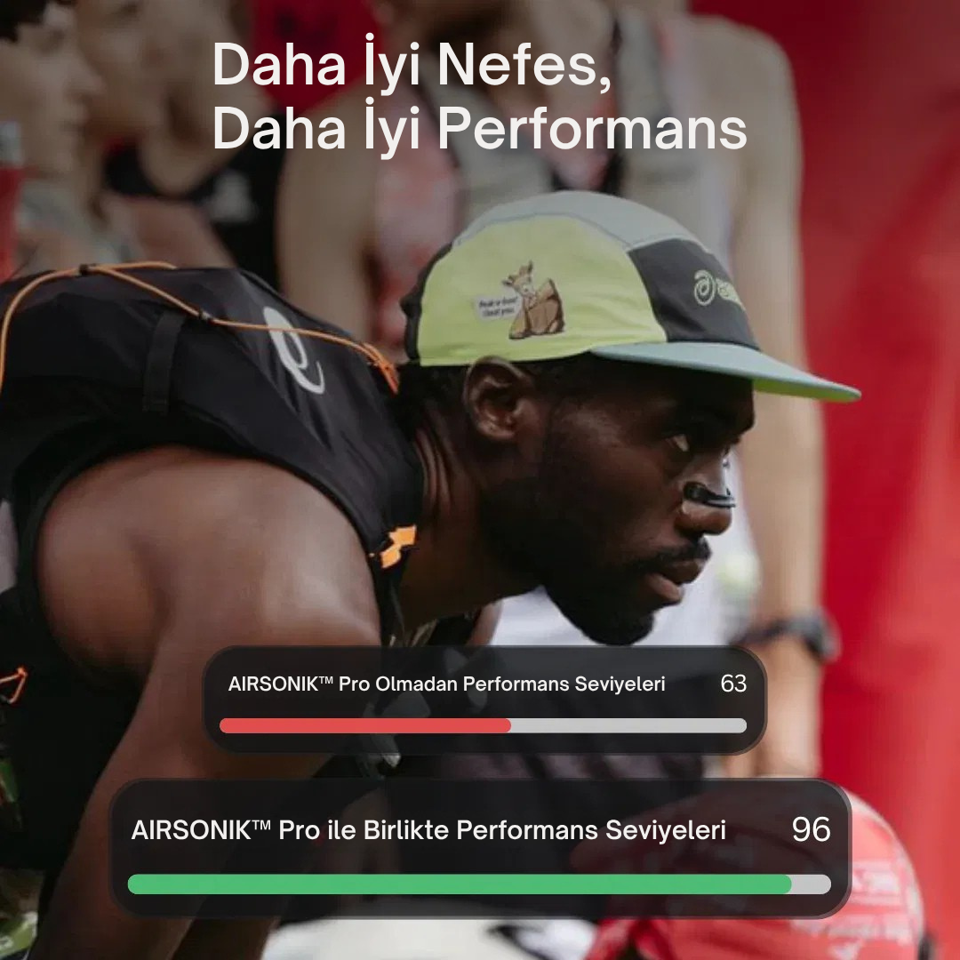 AirSonik™ Pro Maynetik Burun Bandı