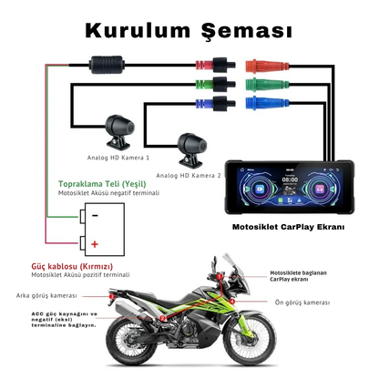 AirSonik™ Motosiklet Carplay