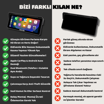 AirSonik™ Motosiklet Carplay